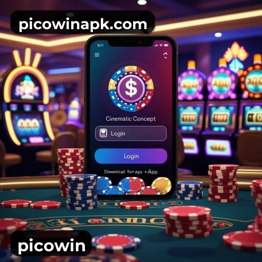 Aplicativo móvel picowin para iOS e Android